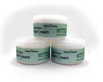 Foot Cream Peppermint Eucalyptus 4oz