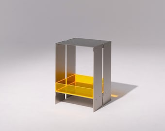 AIONA-1 Side Table - GOLDEN PLASMA