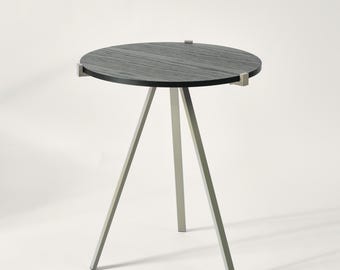 KAFFEBOARD Coffee Table(S)-Mist Grey+Ebony
