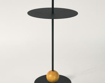 ORBITRA Side Table-Charcoal