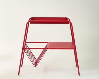 LILALINE Side Table (S)-Golden Gate Red