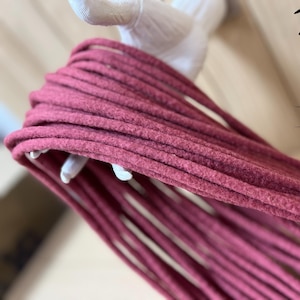 Berry Pink wool Dreadlock Extensions DE SE Full Set Gift