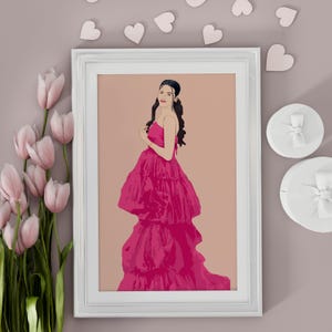 Couple Portrait, Faceless Portrait Gift For Couple, Engagement Drawing, Boyfriend Portrait, Family Portrait, Custom gift, Digital Portrait