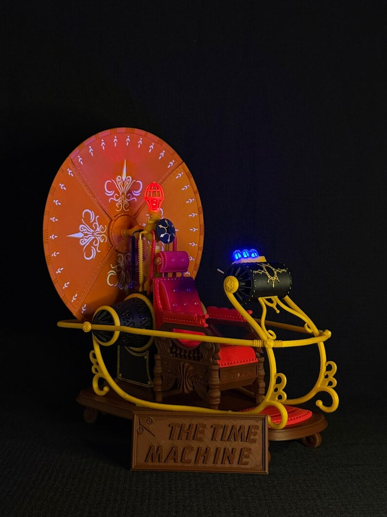 Steampunk Time Machine Sculpture | Vintage Sci-fi Mechanical Display ...