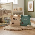Personalized Teddy Bear Toddler Backpack, Embroidered Name Plush Bag product logo