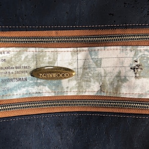Bolso bandolera, bolso bandolera de corcho, bolso bandolera con tres cremalleras, bolso de mano de corcho con triple cremallera