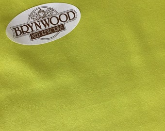 Light Green Fabric, Solid Color Cotton Fabric, Chartreuse Fabric