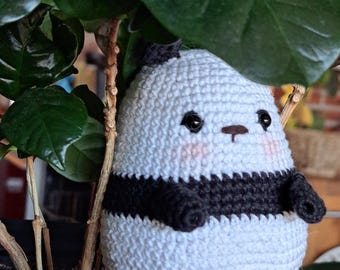 Süßer gehäkelter Panda