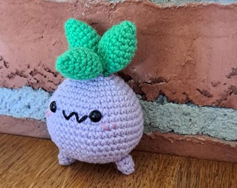 Gehäkelte lila Rübe Amigurumi Plüsch