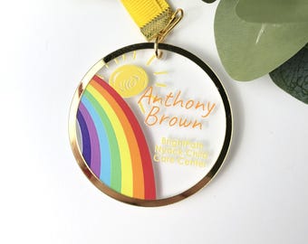 Acrylic medal, Custom medal design, Clear acrylic medal award, Appreciation gift, Personalized medals with logo, Set of medals