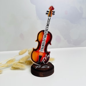 Violin award, Music trophy, Acrylic violin trophy, Personalized gift for musician, Talent award, Acrylic trophy, Music teacher gift