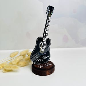 Guitar award trophy, Music trophy, Personalized gift for musician, Talent award, Acrylic trophy plaque, Custom trophy, Music teacher gift