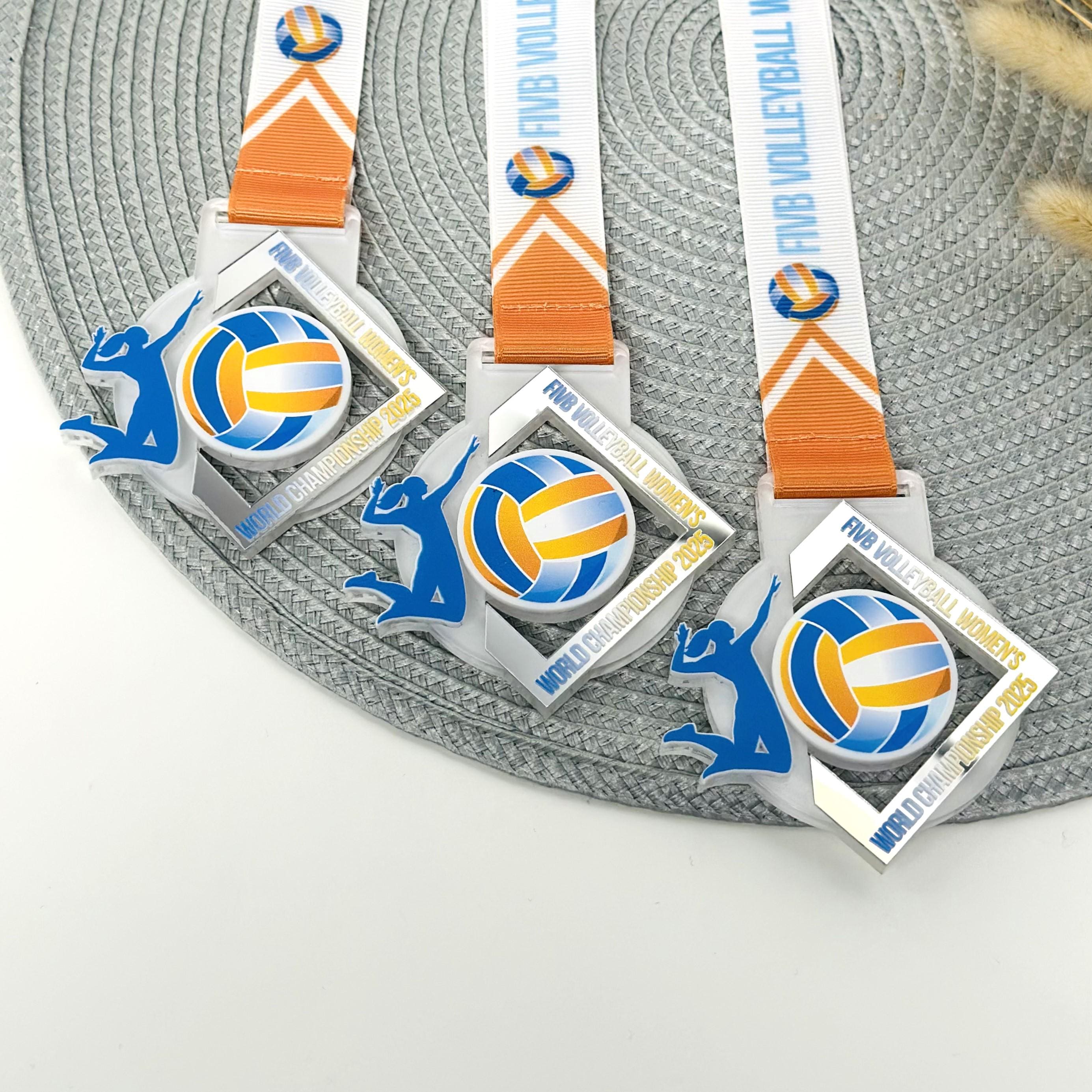 Médaille Art Déco – Fédération Française De Volley-Ball (Bronze)