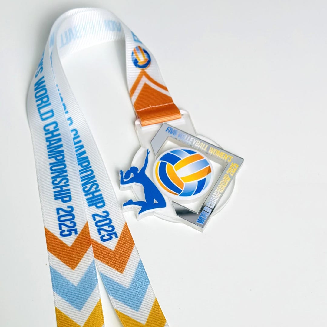 Médaille De Volleyball Personnalisée : Récompense Gravée