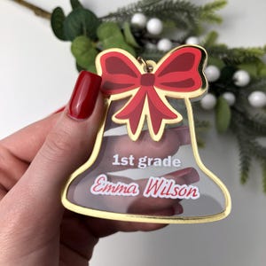 Acrylic medal Custom medal design bell Clear acrylic medal award Appreciation gift Personalized medals with logo Set of medals for preschool