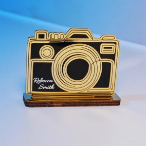 Photography award, Personalized trophy plaque camera, Photographer gift, Talent acrylic award, Custom trophy, Photography competition winner