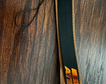 K-pop Light Stick Wristlet Lanyard - Black/Bronze- Double