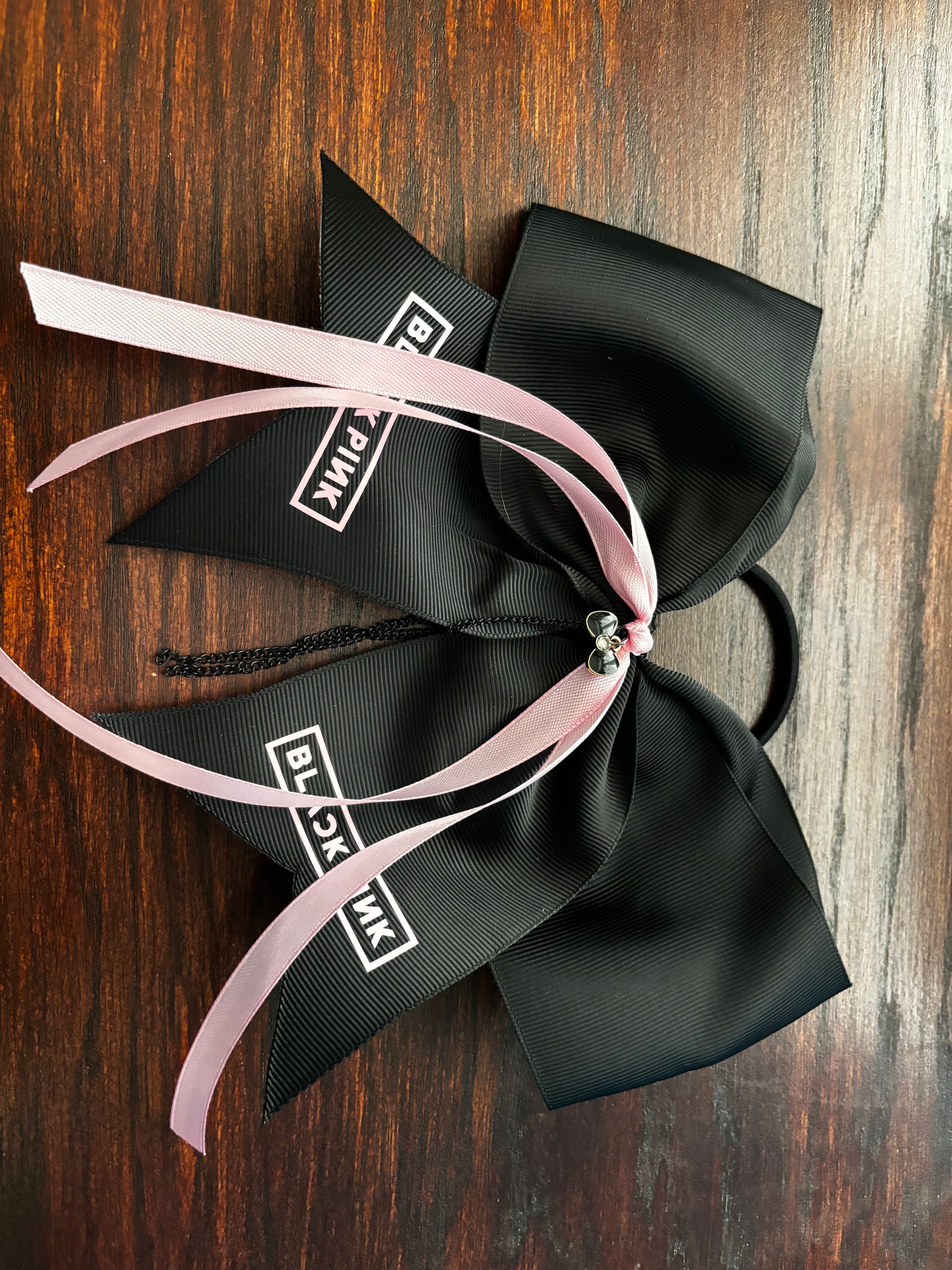 K-pop Black and Pink Hair Bow - Blackpink - Etsy
