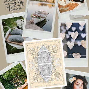 Tree of Life Wedding Chuppah Canopy – Crafted with Love Hand-Illustrated Organic Natural Fabric image 9