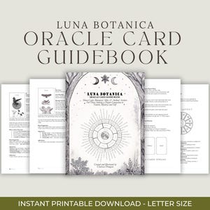 Luna Botanica Oracle Guidebook plant ally oracle cards guide DIGITAL DOWNLOAD