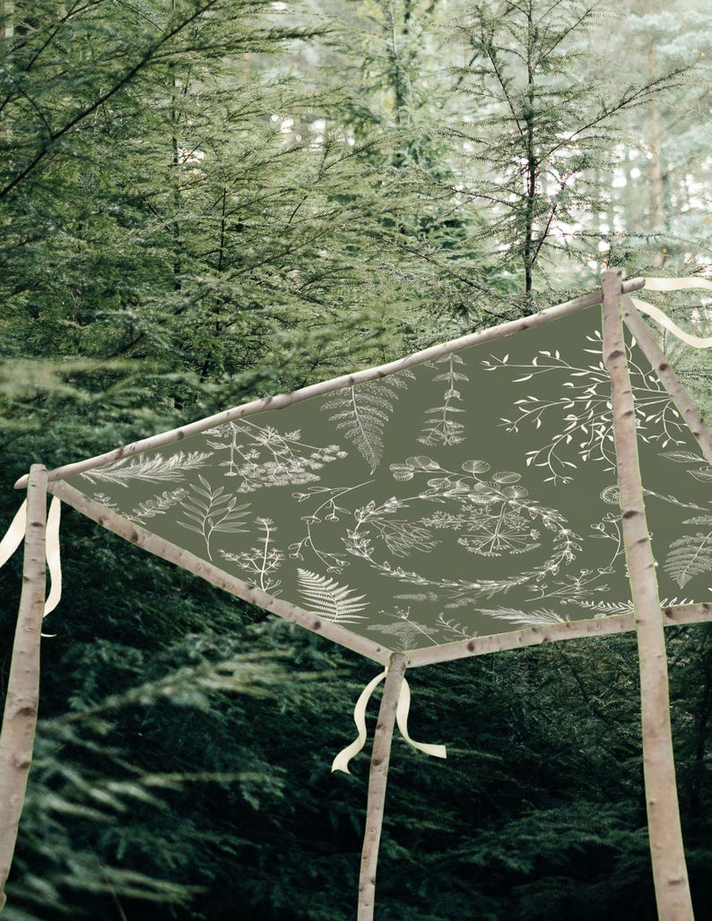 Artisan Wedding Chuppah Canopy – Personalized Fabric Chuppah – 9 Signature Designs image 10