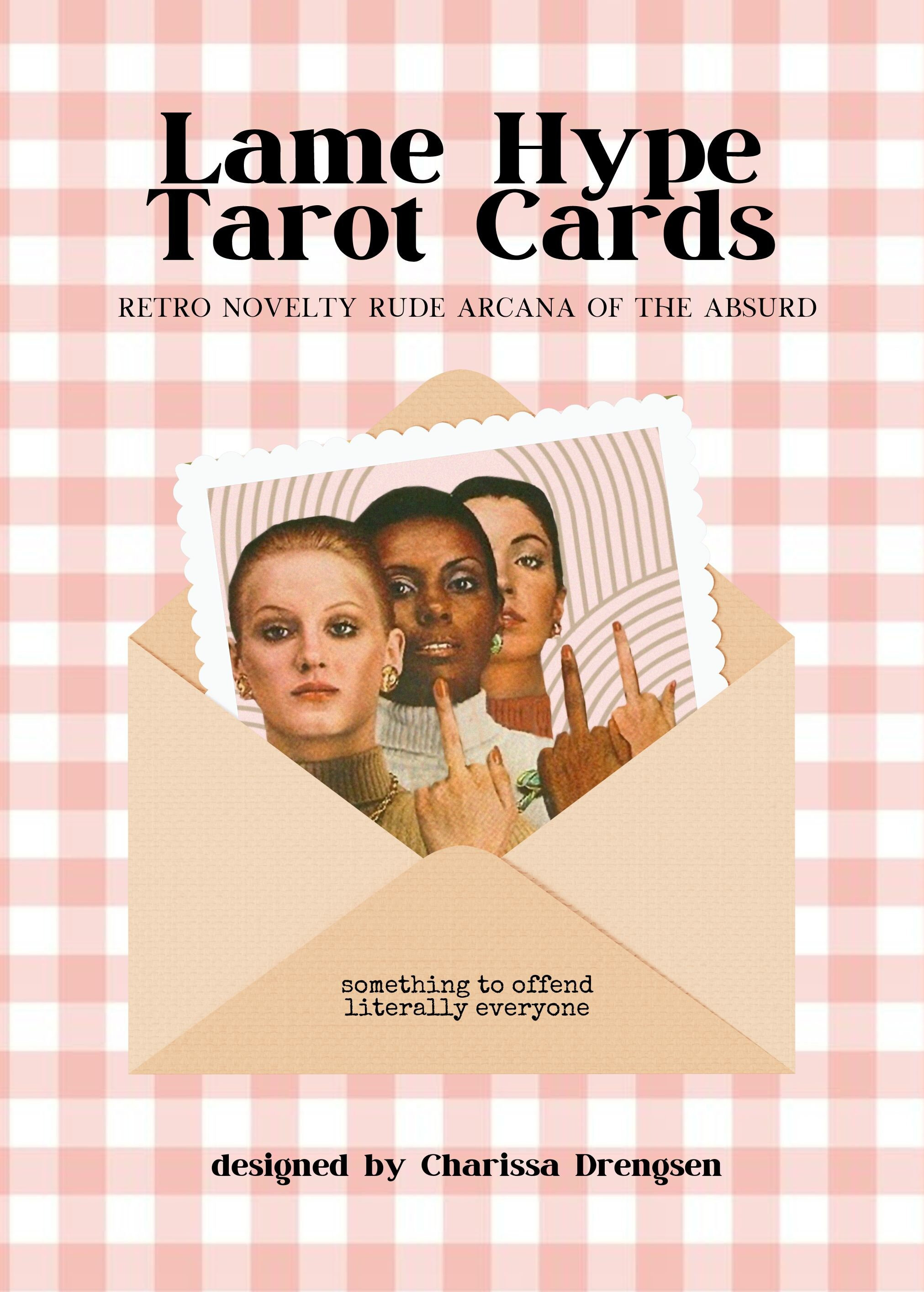 Tarot Deck Book Set Lame Hype Retro Novelty Rude Arcana Absurd - Etsy