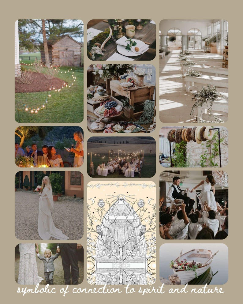 Tree of Life Wedding Chuppah Canopy – Crafted with Love Hand-Illustrated Organic Natural Fabric image 16