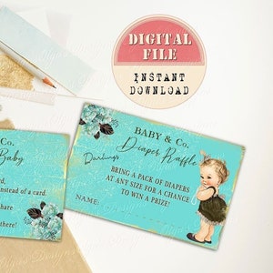 Baby en Co. Babyluier Verloting en boekverzoek, Breakfast at Tiffany&#39;s, Blue Paris Baby, Baby and Co. Shower Printables