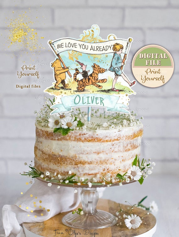 Adorable Yellow Bear Number 1 Birthday Candle - Perfect For Pooh Theme Parties & Baby Showers