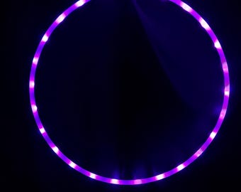 Aro de hula hula LED - Rosa sólido