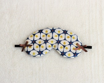 Kimono Printed Silk Eye Mask/ style SHIPPOU