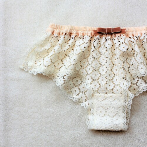 White Flower Lace Sleep Boxer/style SHIBAZAKURA made to - Etsy