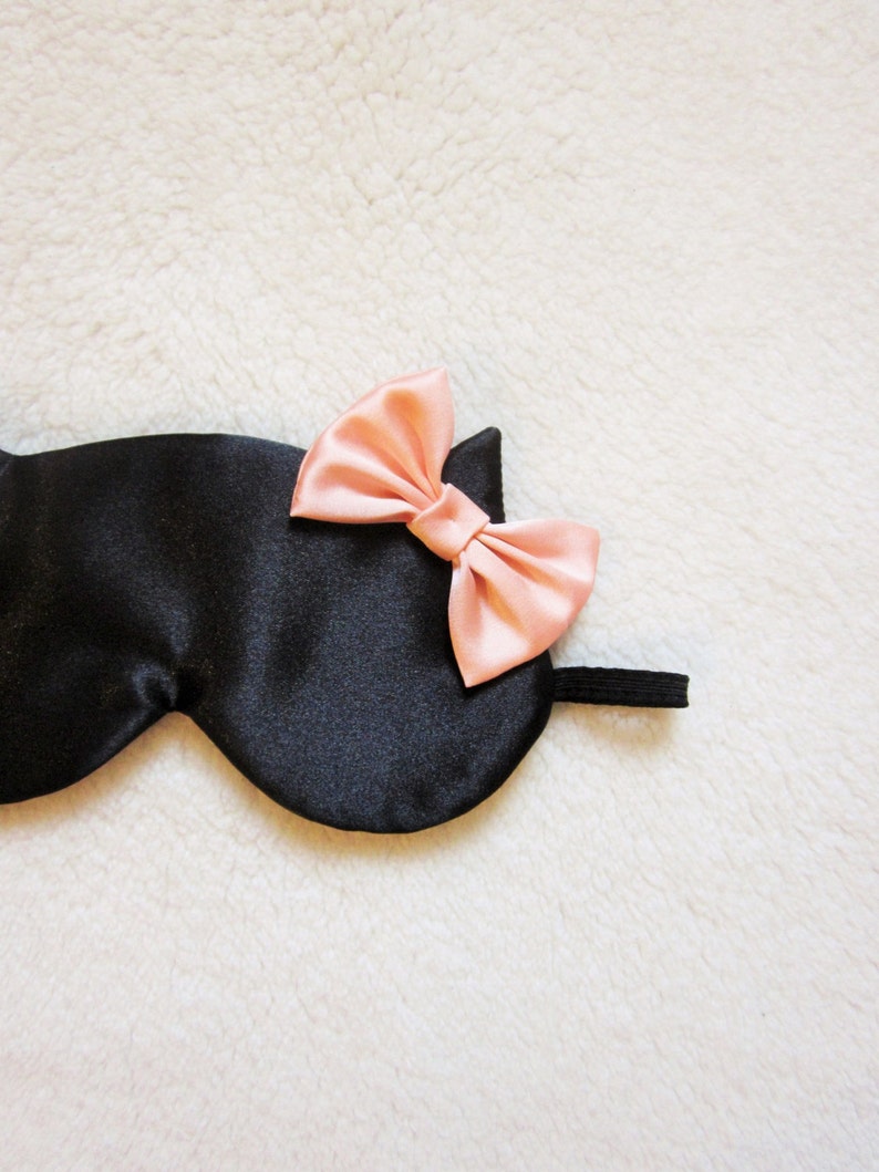 Big Bow Cat Sleep Eye Mask image 2