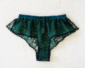 Green Lace Sleep Boxer / style GOYOUMATSU (made to order)