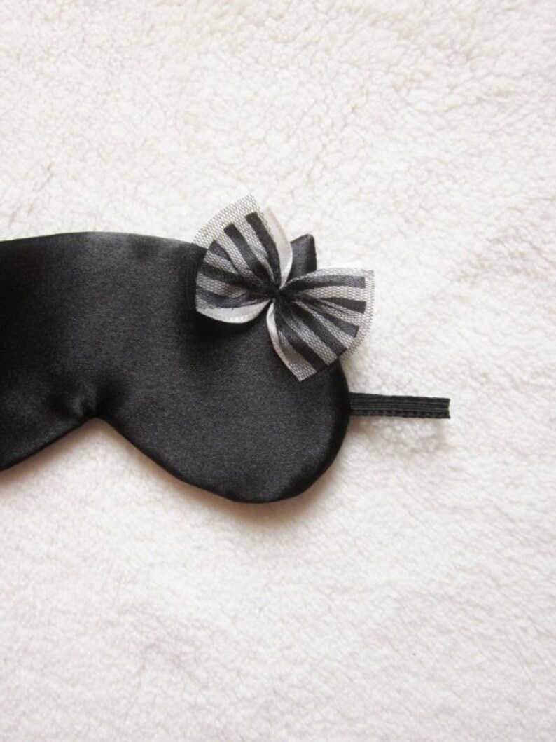 Pure Silk Satin Cat Sleep Eye Mask image 3