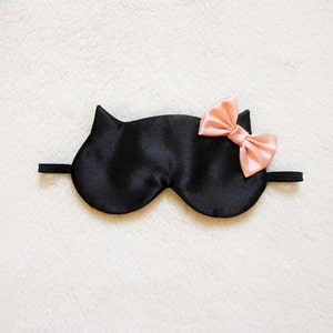 Big Bow Cat Sleep Eye Mask image 1