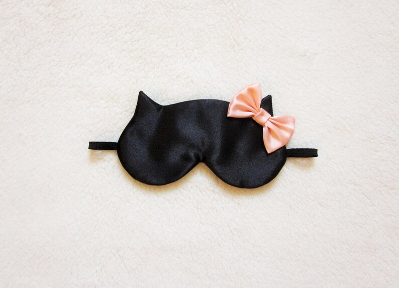 Big Bow Cat Sleep Eye Mask image 1