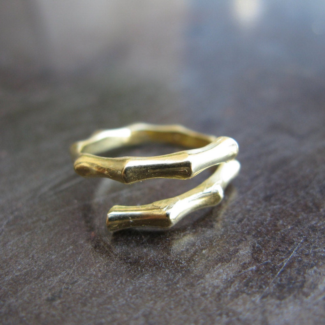 Organic rings gold filled organic jewelry nature inspired Etsy