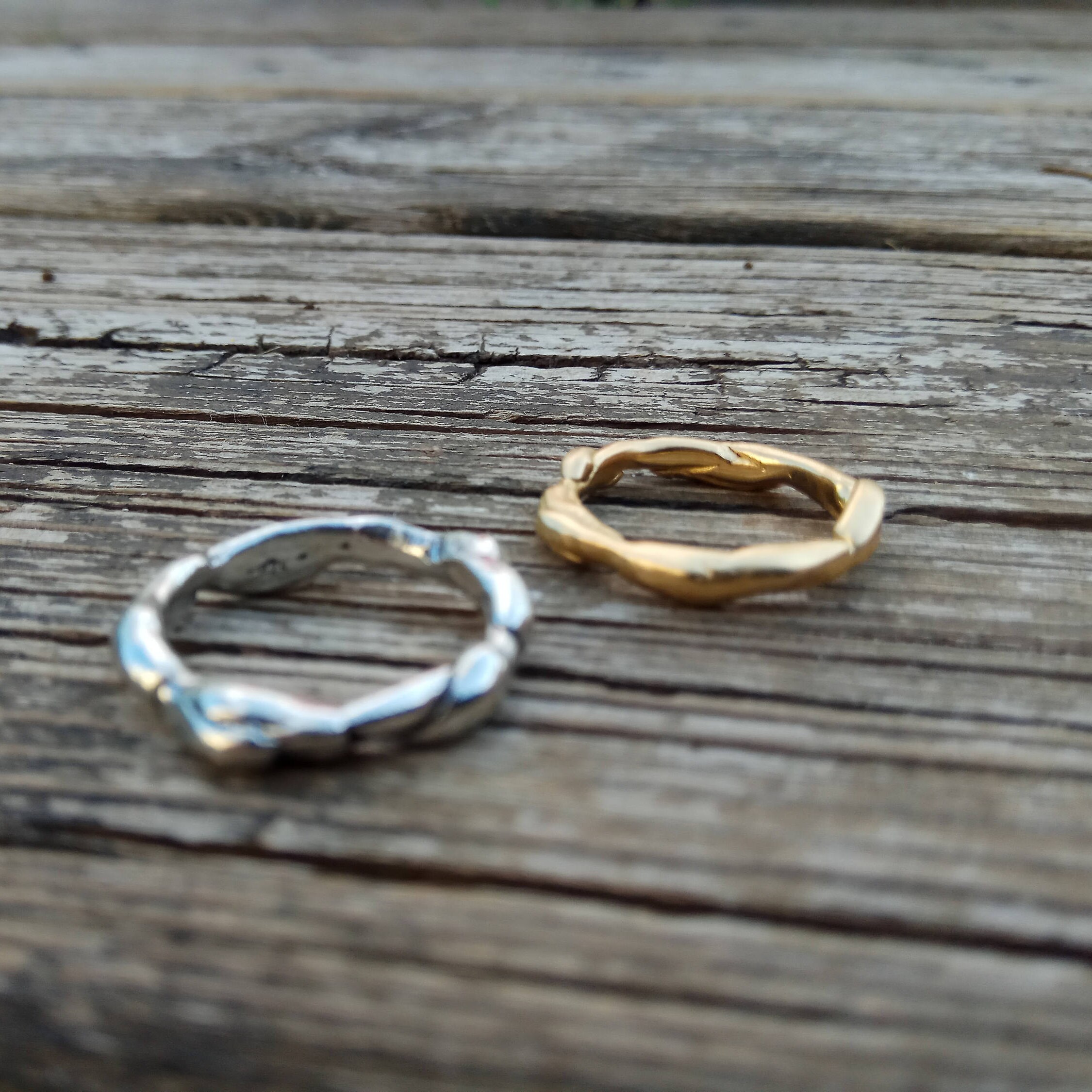 Organic jewelry organic ring ring sterling silver ring Etsy