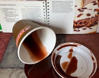 Spilled Cup of Black Coffee DD Fake Food Photo Prop