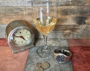 Chardonnay Wine In a Glass Fake Drink Photo Prop