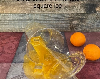 Choose Spilled Orange Soda Fake Food Photo Staging Prop