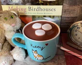 Mug of Hot Chocolate Marshmallows Fun Staging Photo Prop