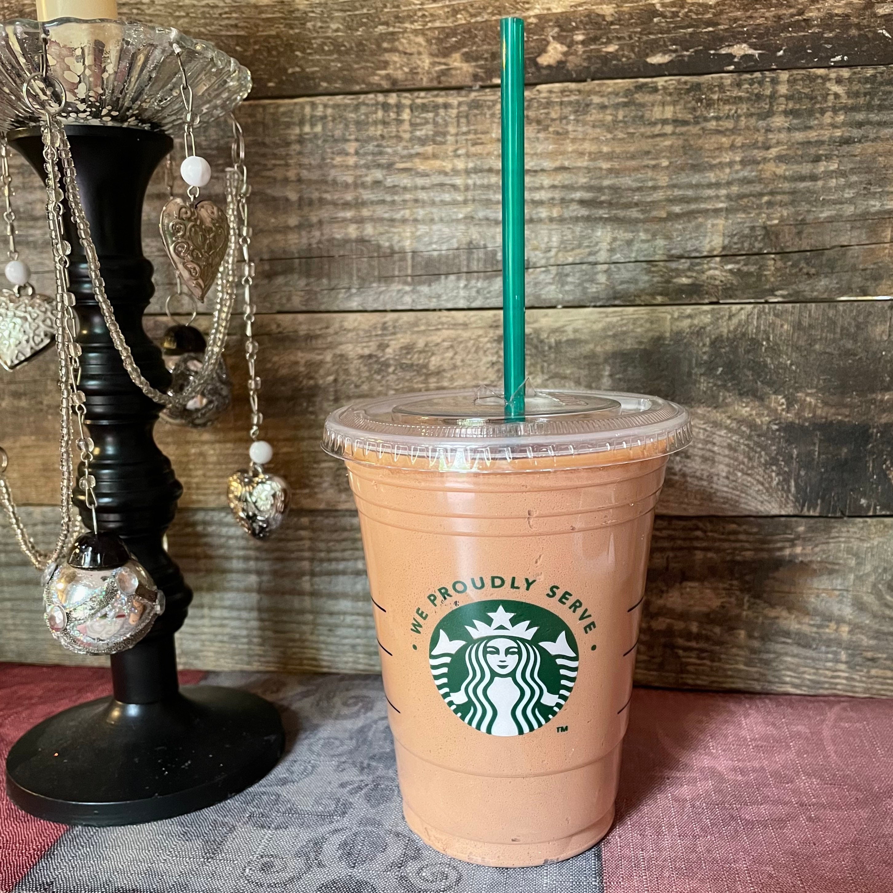 Faux Iced Pink Coffee Drink for Newborn Infant Baby Girl Coffee