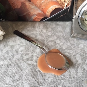 Choose Coffee On a Teaspoon With Cream or Black Fake Spilled Food Photo Prop
