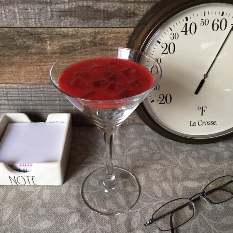 Fruity Cocktail in a Glass Fake Drink Staging Photo Prop Etsy