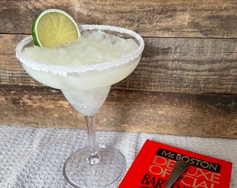 Fake Cocktail Margarita Drink in a Shatterproof Glass Staging Photo Prop