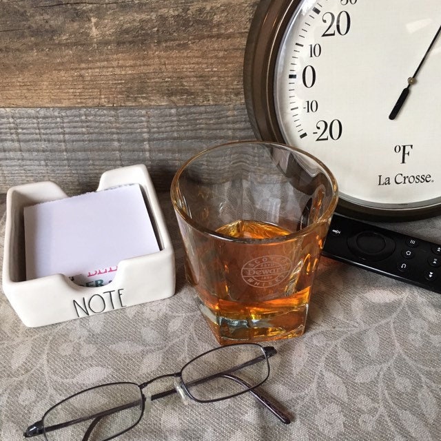 Fake Scotch Whisky in Dewars Glass Photo Prop Drink