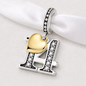 Pandora number 7 charm - Etsy 日本