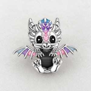 Pandora Dragon Charm - Etsy